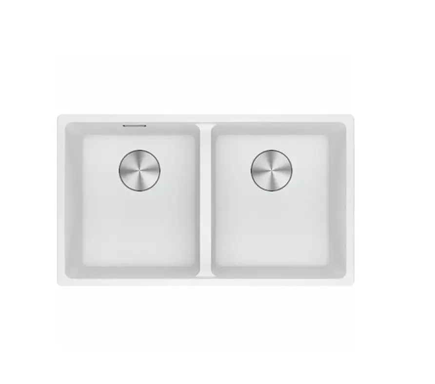 Lavaplatos de Cuarzo Maris MRG 120-35-35 Blanco