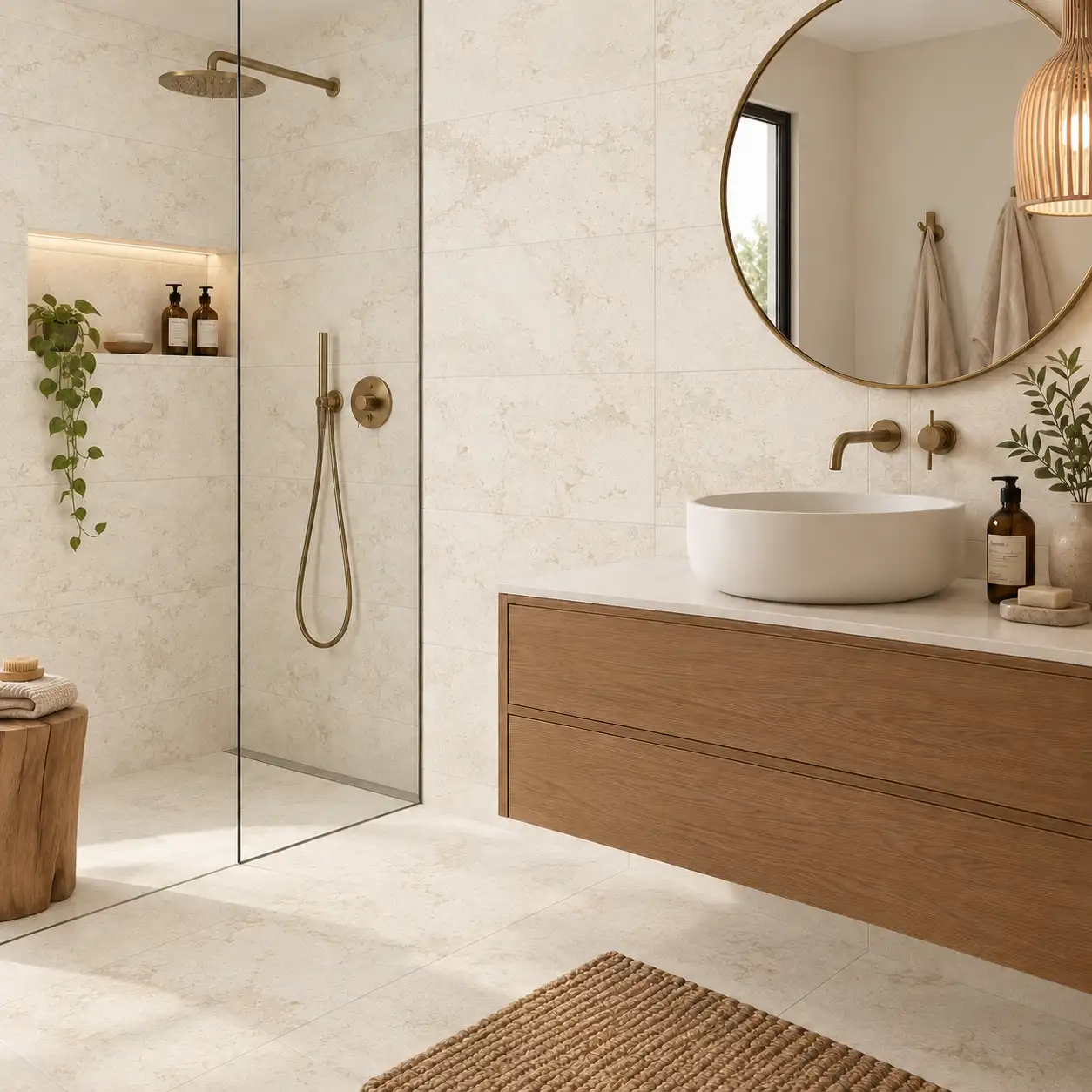 Porcelanato Esmaltado Campastone Almond Mate 32x62,5