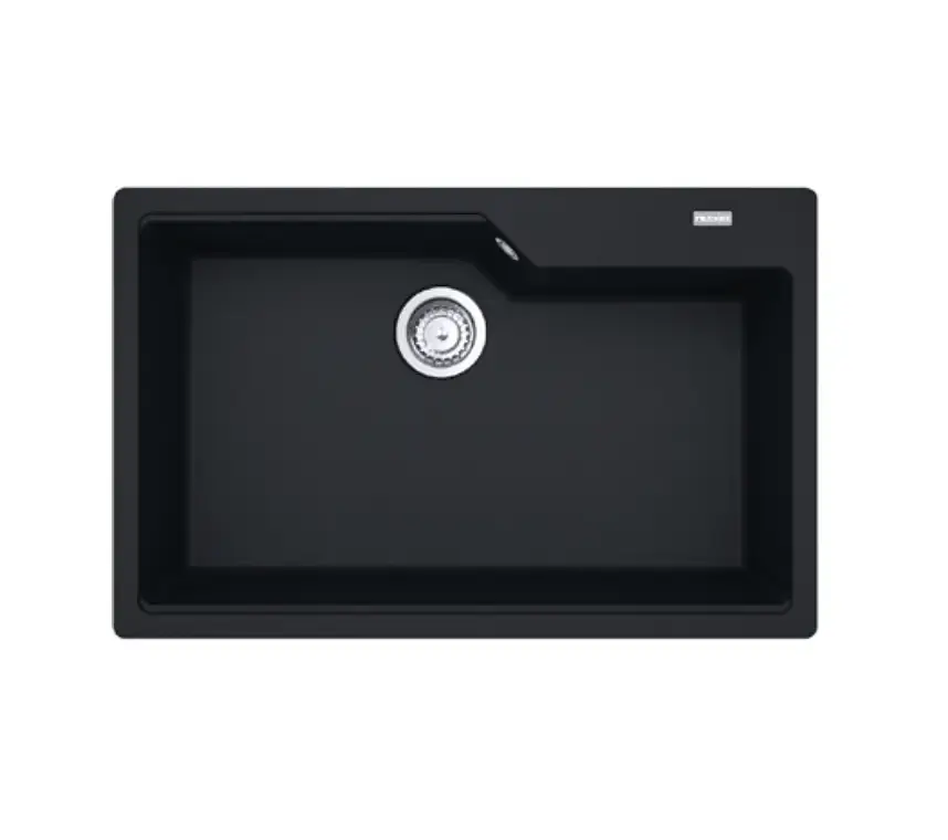Lavaplatos de Cuarzo Urban UBG 610-78 Negro