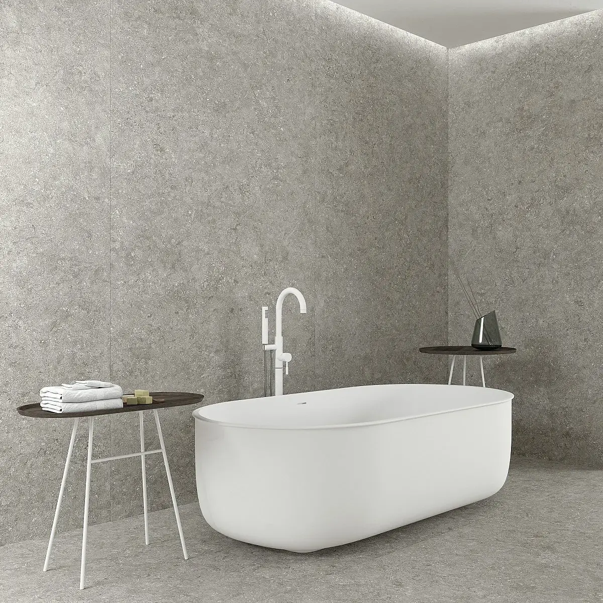 Coverlam Blue Stone Gris Natural 120x260
