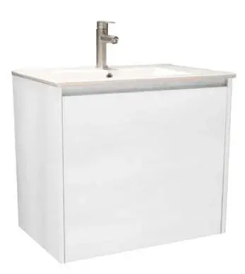 Mueble Suspendido Mittel Blanco Incluye Lavamanos