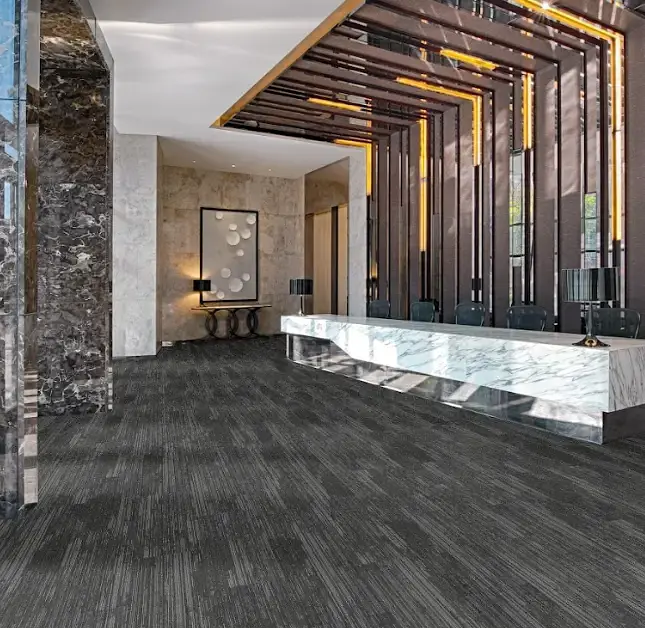Alfombra modular Motion Tile Grafito
