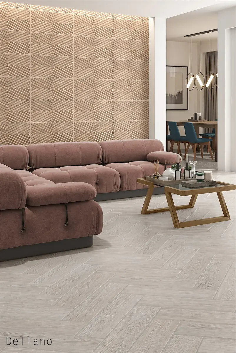 Cerámica piso Forest Bone Bath Co 15x60 cm. 1.53 m2/caja