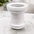 thumbnail - Manguito Tube Recto 9 cm PVC Blanco con Junta Labiada