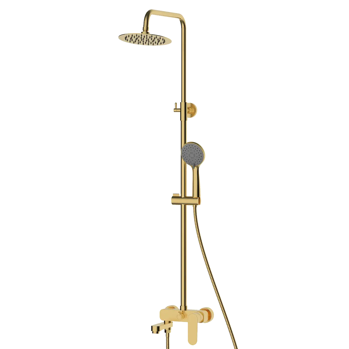 Columna Tina Ducha Modell Brushed Brass