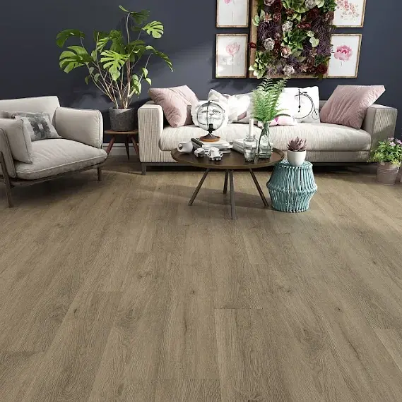 Piso Vinílico Click SPC Leeds Glacier Oak 122x22,8