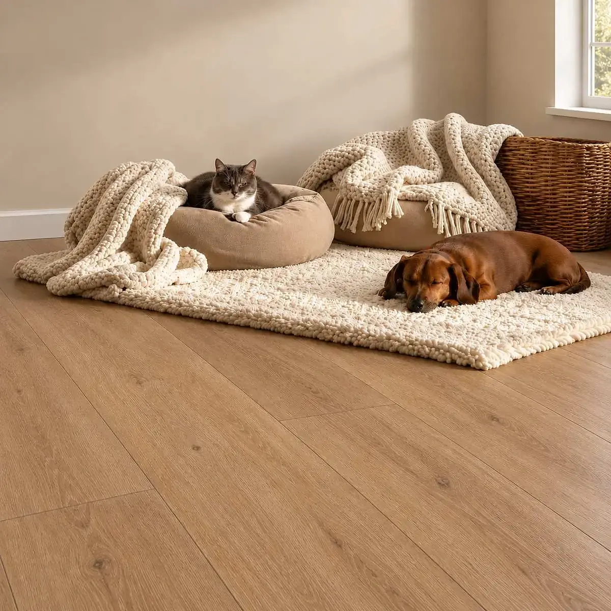 Piso Vinílico Clic SPC Belfast Jatoba 123x18