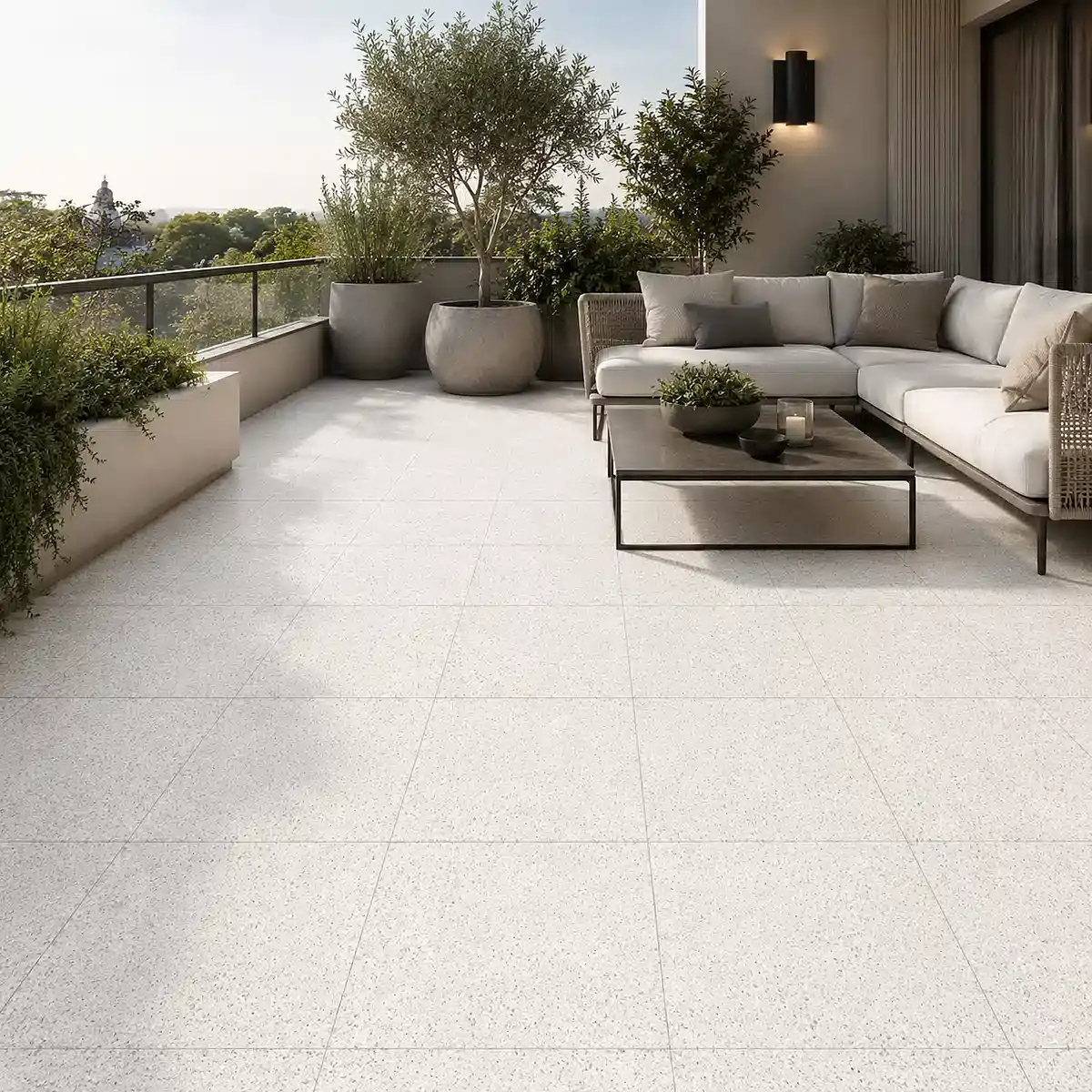 Porcelanato Esmaltado Rhodium White Mate 30x60