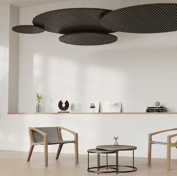Nube acústica Eco Wood Encina 60cm