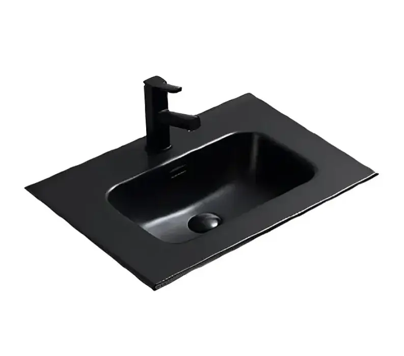 Lavamanos Sinken Sobre Mueble Negro