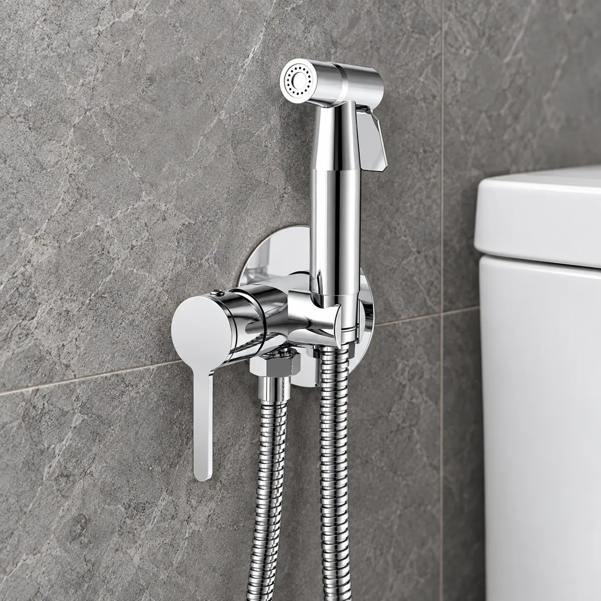 Ducha Higiénica Con Mezclador Empotrado Linie