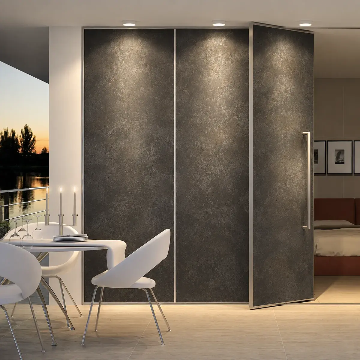 Coverlam Oxido Negro Natural 120x260