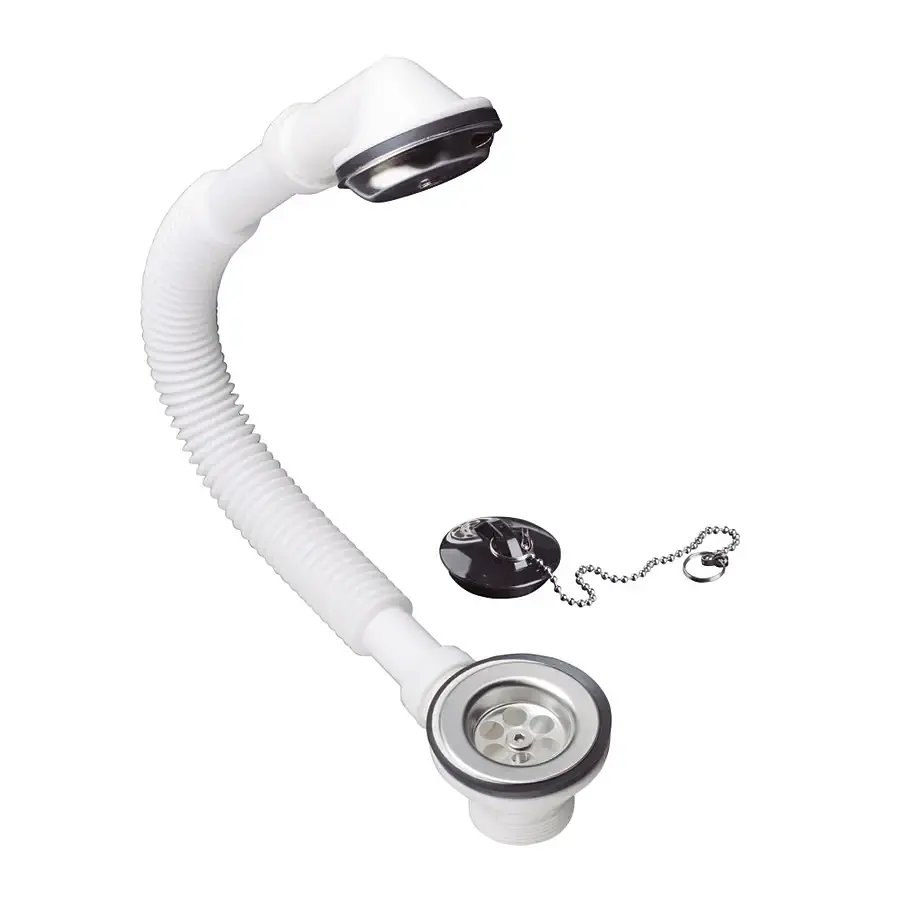 Conjunto Desagüe para Bañera Tube con Rebalse 1 1/2"