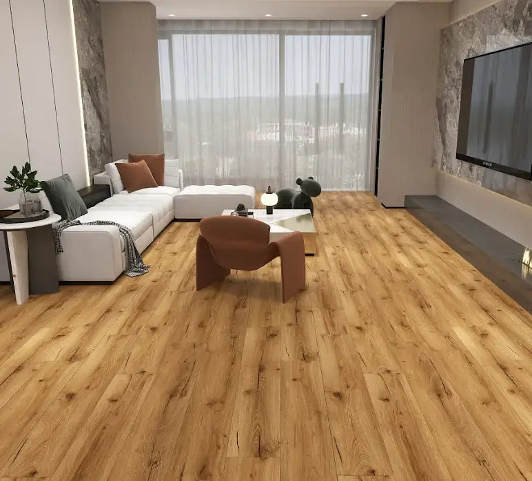 Piso laminado Poole Hydro Rustic Oak 122x20