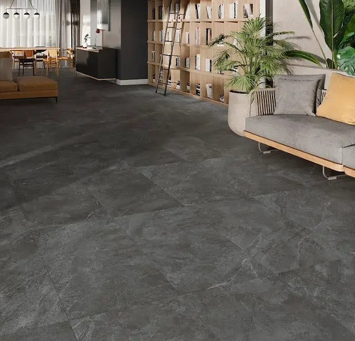 Porcelanato Esmaltado Indic Anthracite Nanotech 60x120