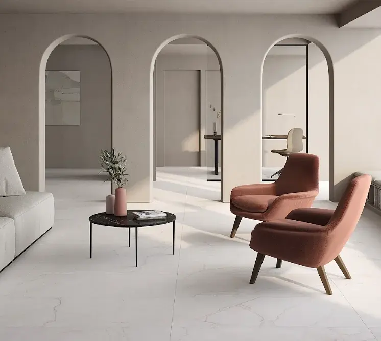 Porcelanato Esmaltado Class Bianco Mate 60x120