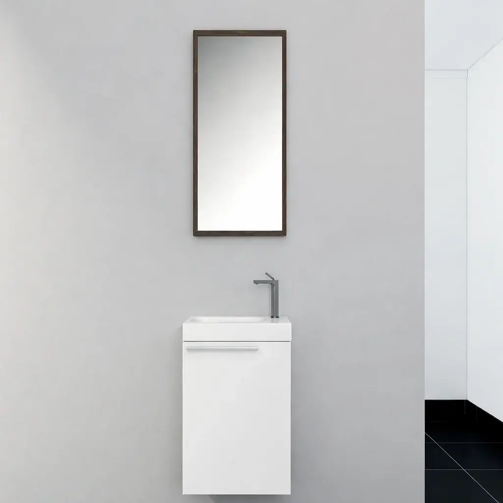 Mueble Suspendido Klein Blanco 40 cm Incluye Lavamanos