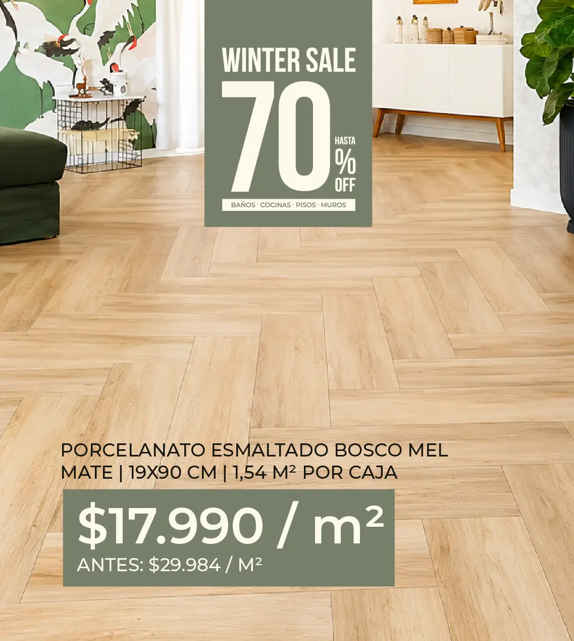 winter sales pisos en oferta, porcelanato en salas de estar 