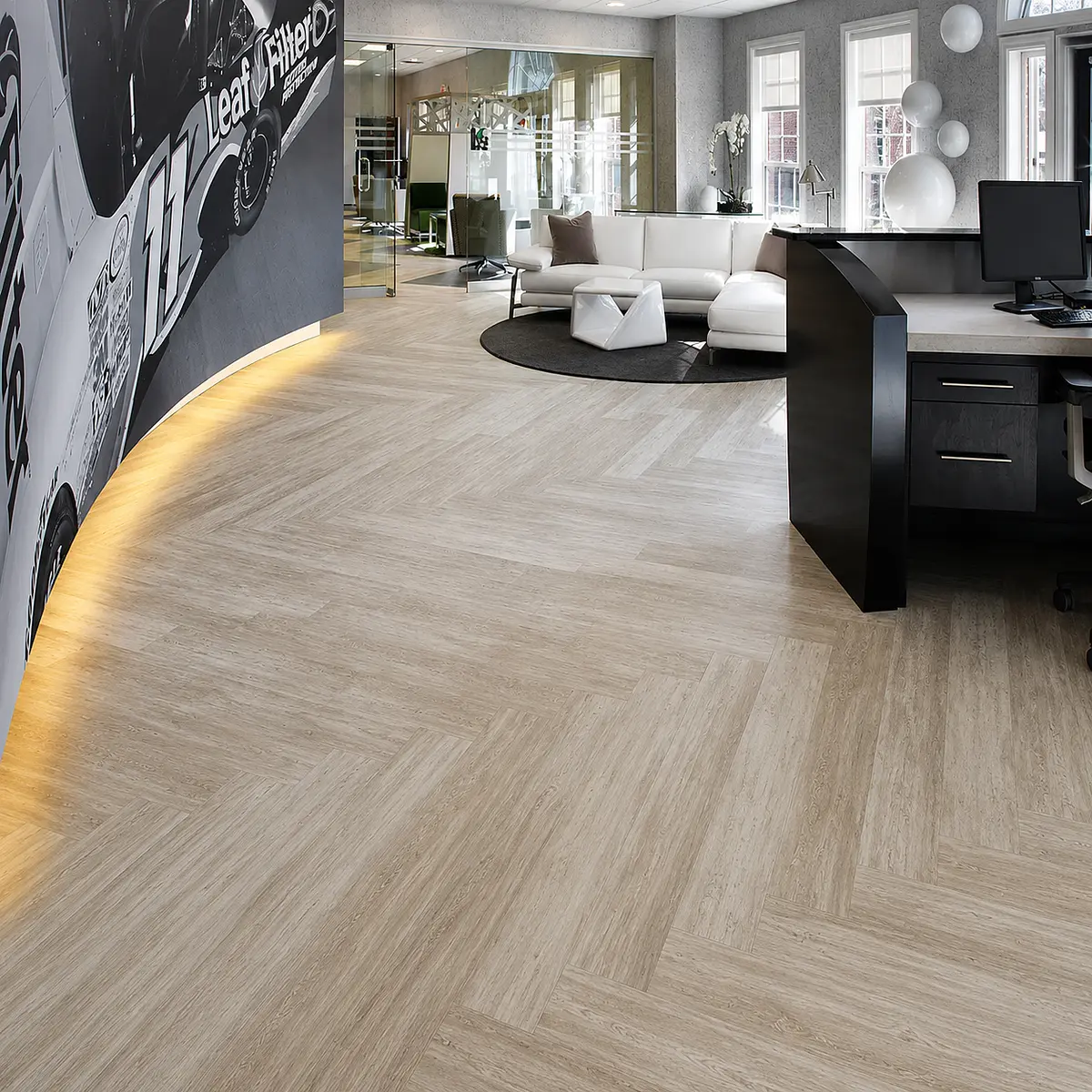 Piso Vinílico LVT Planke Plus Snow Oak