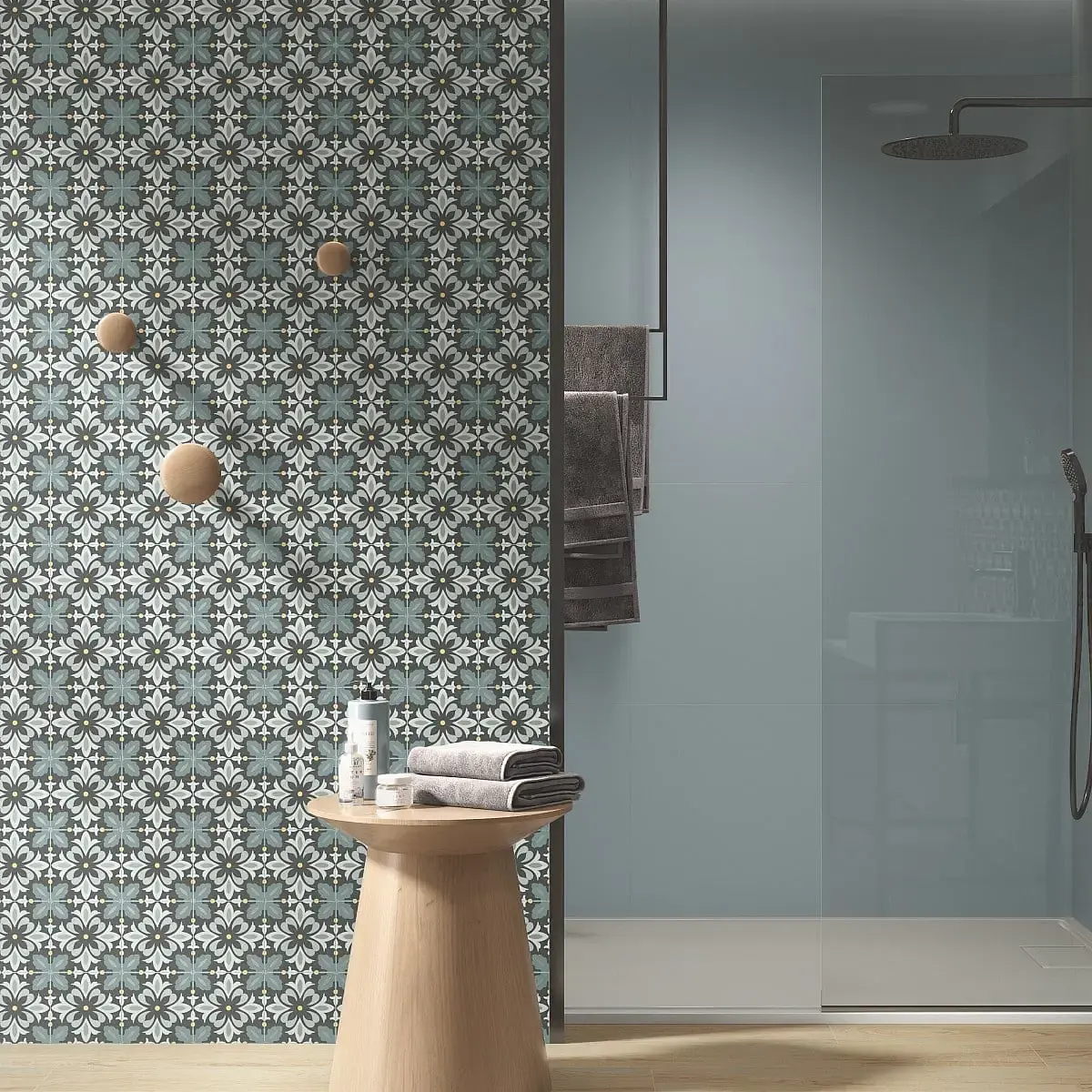 Porcelanato Esmaltado Daisy Night Mate 15x15