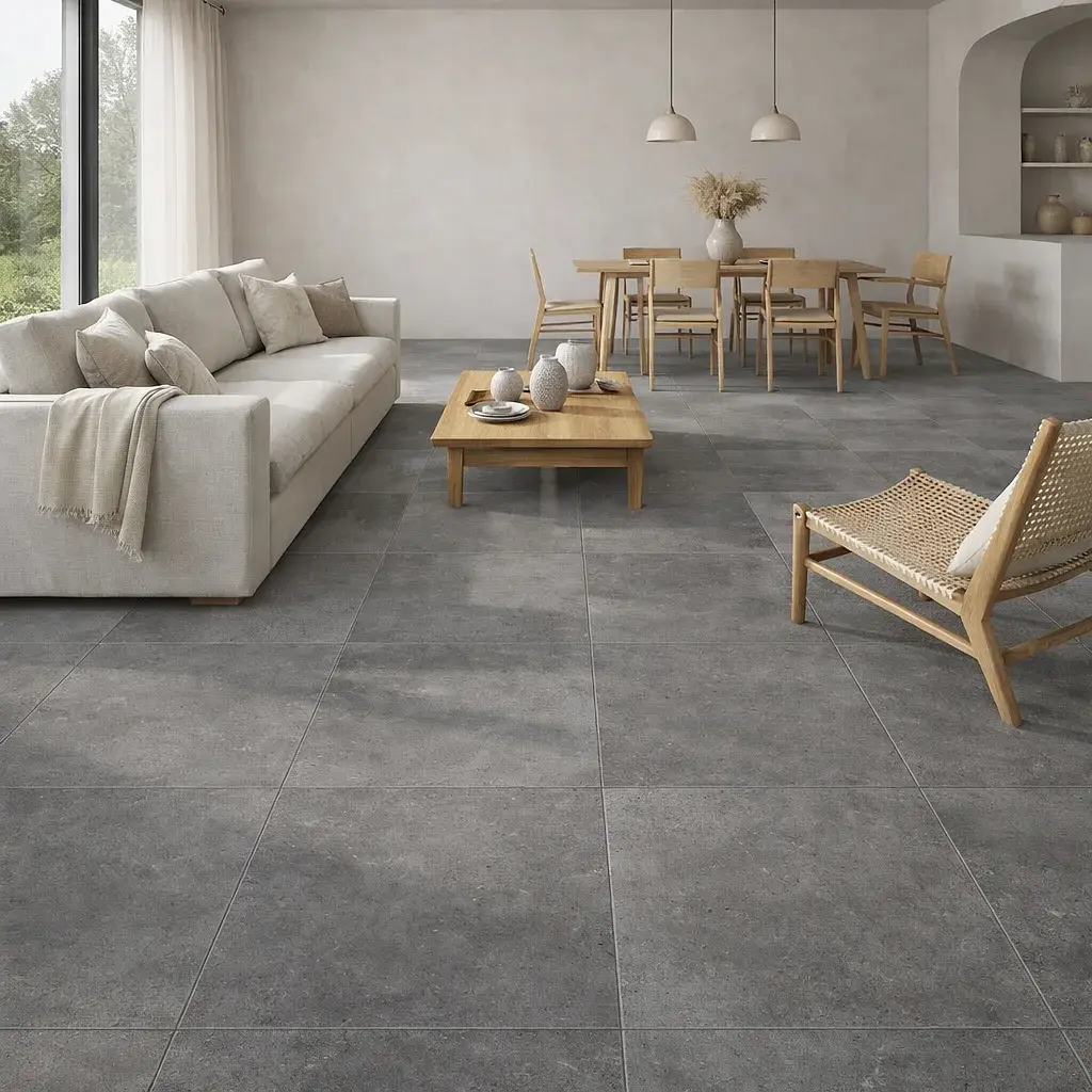 Gres Porcelánico Halle Gris Oscuro Mate 60x60