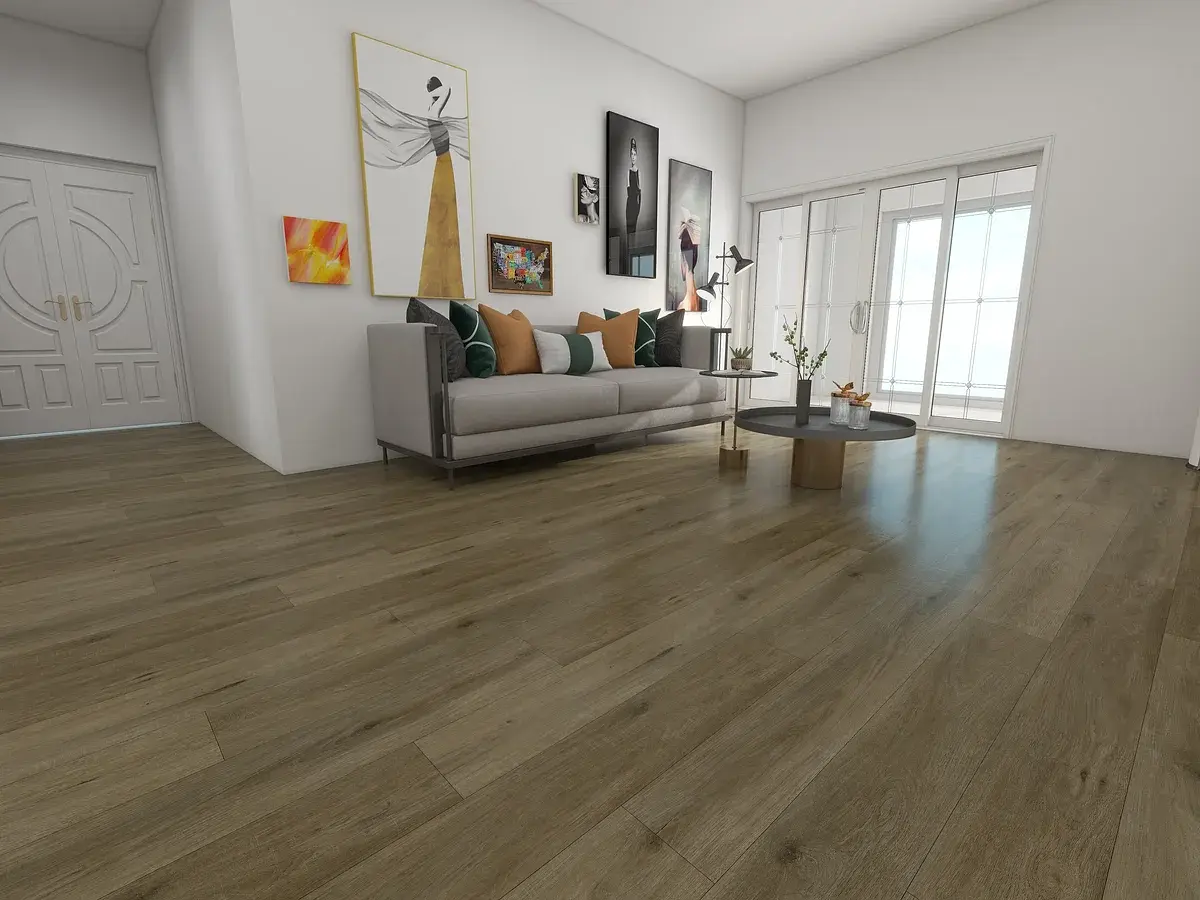 Piso Vinílico SPC Newport Greige Oak 123x18