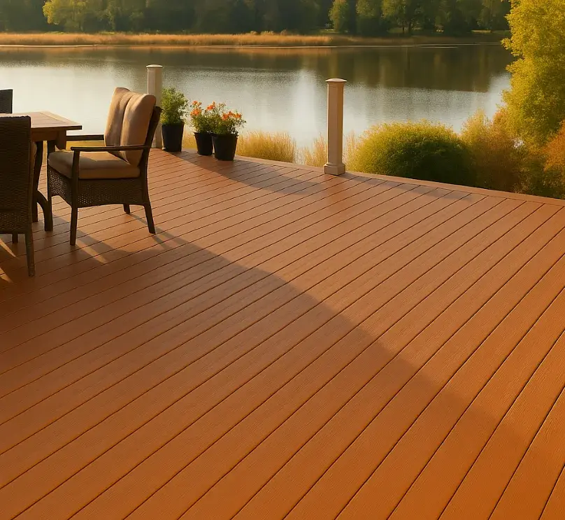 Duodeck WPC Co-Extruido Bi-color Brown-Maple 14x290