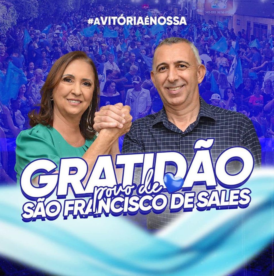 Gilmar Souto, foi reeleito prefeito de São Francisco de Sales
