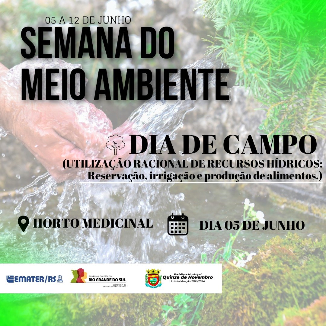Emater de Quinze de Novembro te convida para dia de campo