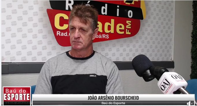 João Arsênio Bourscheid no Baú do Esporte