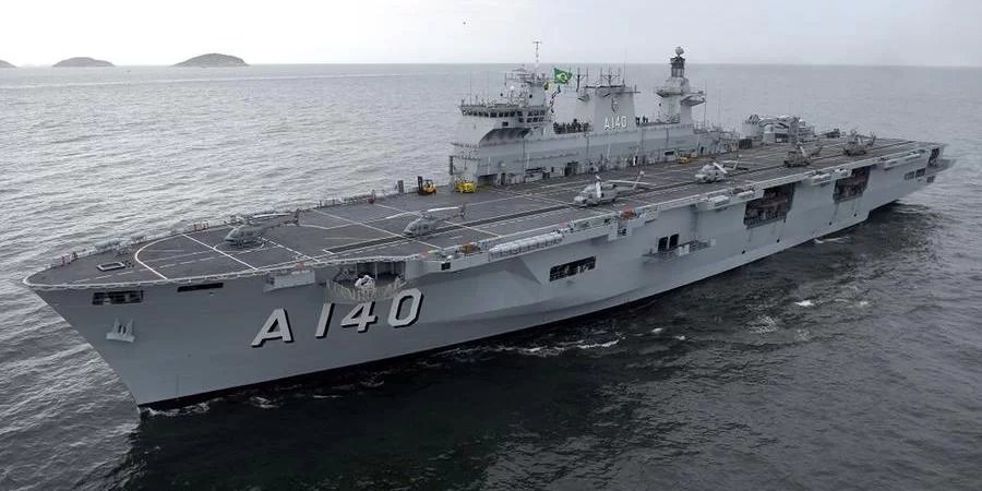 Marinha envia maior navio de guerra da América Latina ao RS na quarta-feira