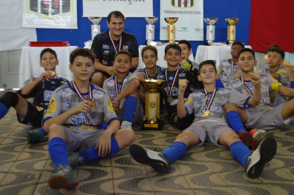 Futsal jalesense é campeão paulista da série A3 na categoria Sub 12