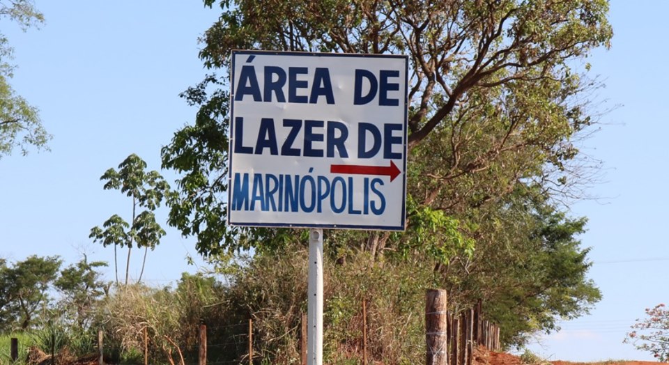 MARINÓPOLIS: Administração investe em infraestrutura e estrada para sua área de lazer