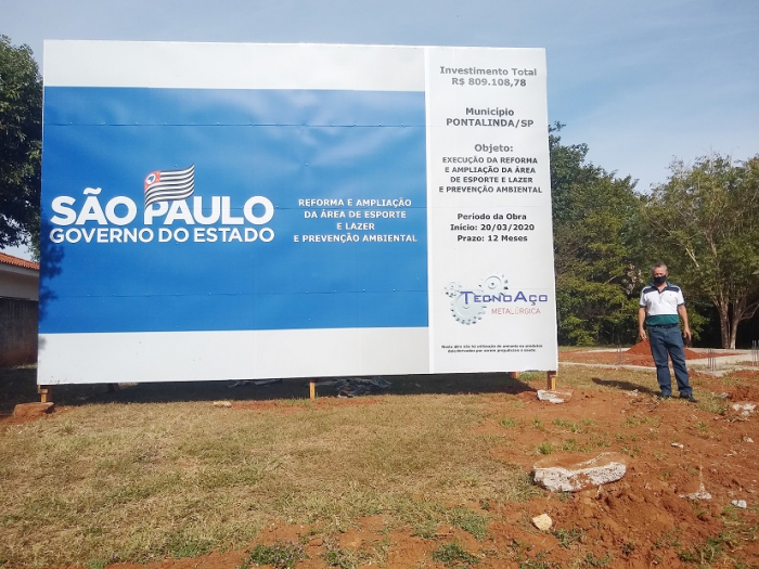 Pontalinda receberá recursos do FID para execução do projeto de reforma e ampliação da Área Poliesportiva