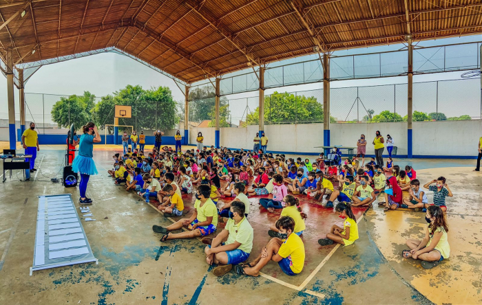 Palestra educativa na E.E. “Profª Elide Apparecida Carlos”