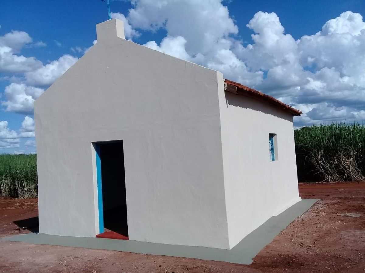 Capela que faz parte do projeto Rota Cicloturismo de Santa Albertina é restaurada