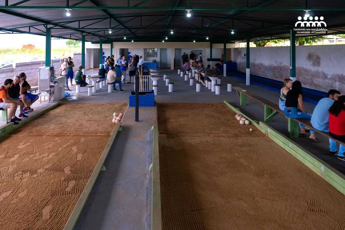 Nova Canaã Paulista inaugura obra em campo de bocha