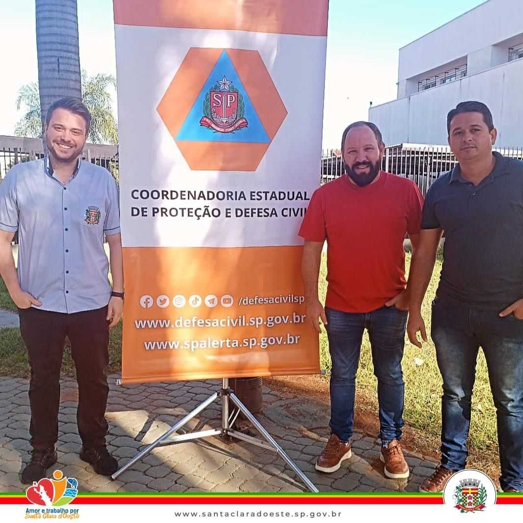 Equipe de Santa Clara D’Oeste participa de encontro regional da Defesa Civil