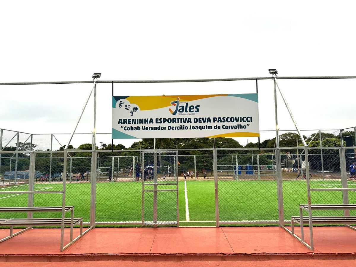 Jales: Cohab Vereador Dercílio Joaquim Carvalho ganha Arena Esportiva “Deva Pascovicci”