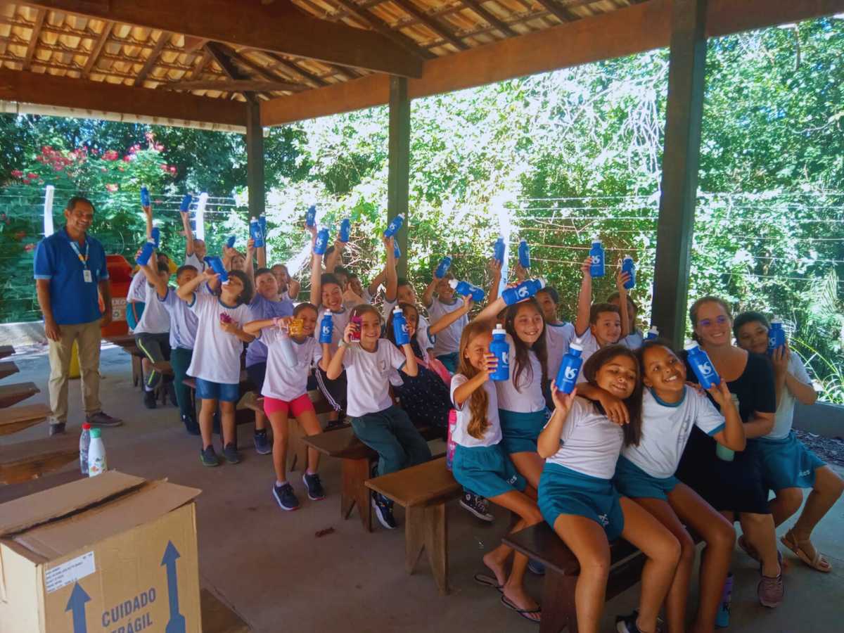 Estudantes visitam a Sabesp e a Lagoa de Tratamento de Esgoto Jales