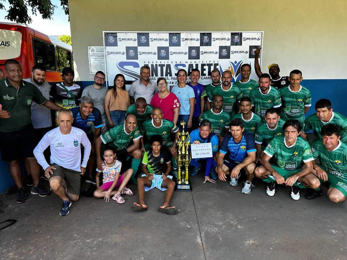 Vitória Brasil é Tricampeão do 3º Campeonato de Futebol Master de Santa Salete