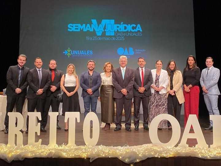 VII Semana Jurídica OAB e Unijales reúne nomes de destaque no cenário nacional
