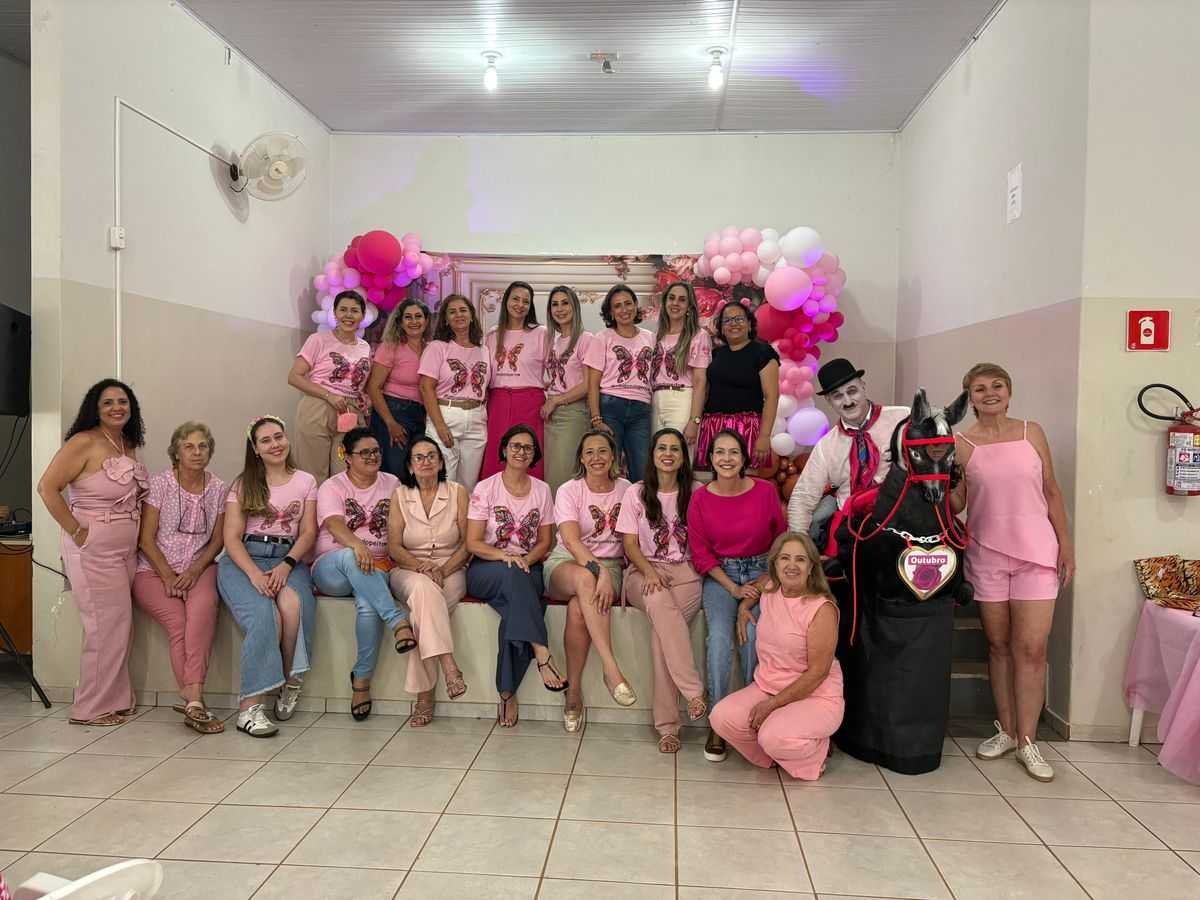 Mulheres se reúnem no 8º encontro “amigas do peito, uma corrente do bem”, em Jales