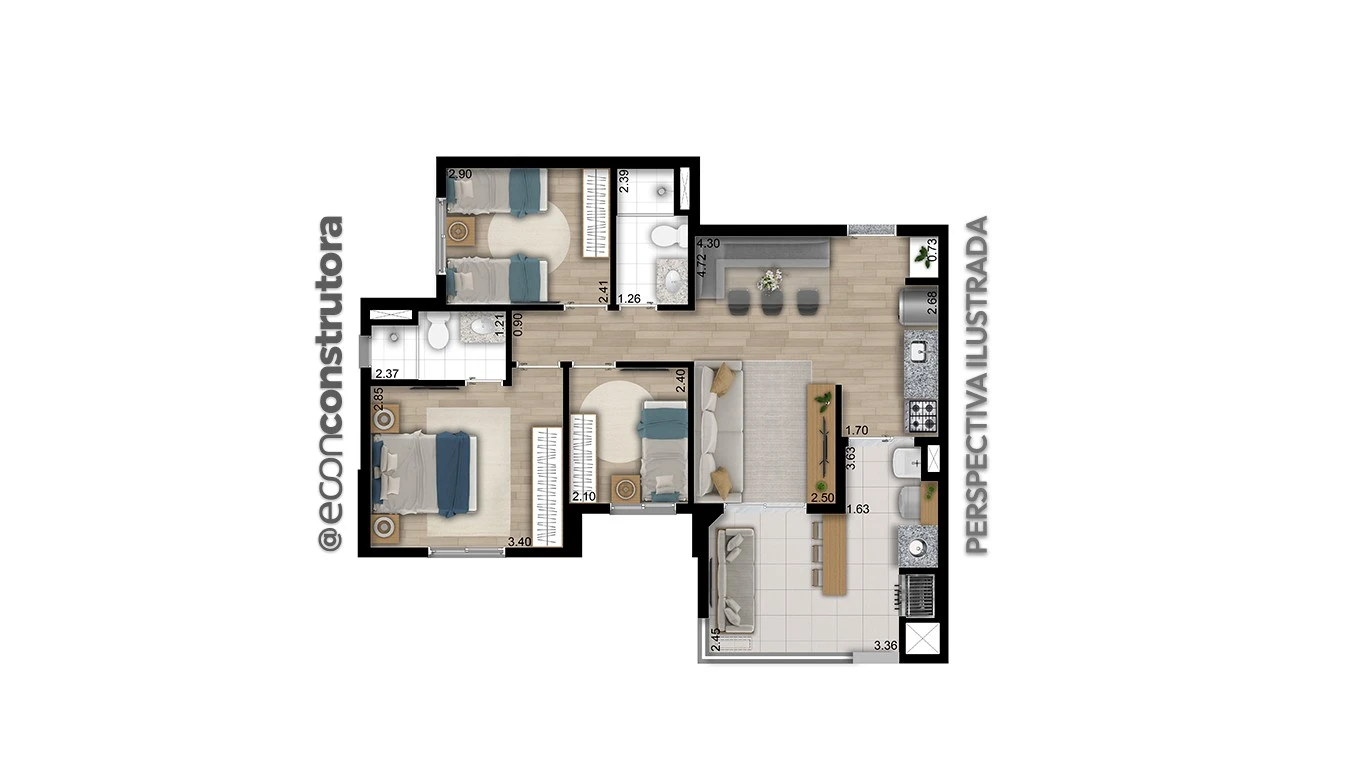 Planta 3 dorms 1