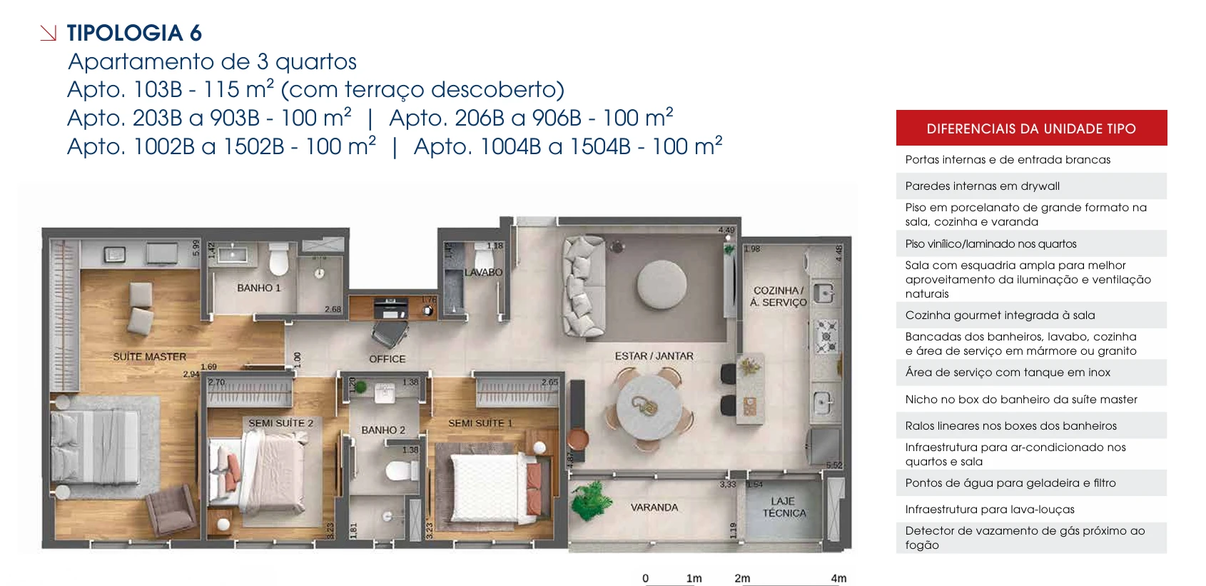 apartamento 100m2 0
