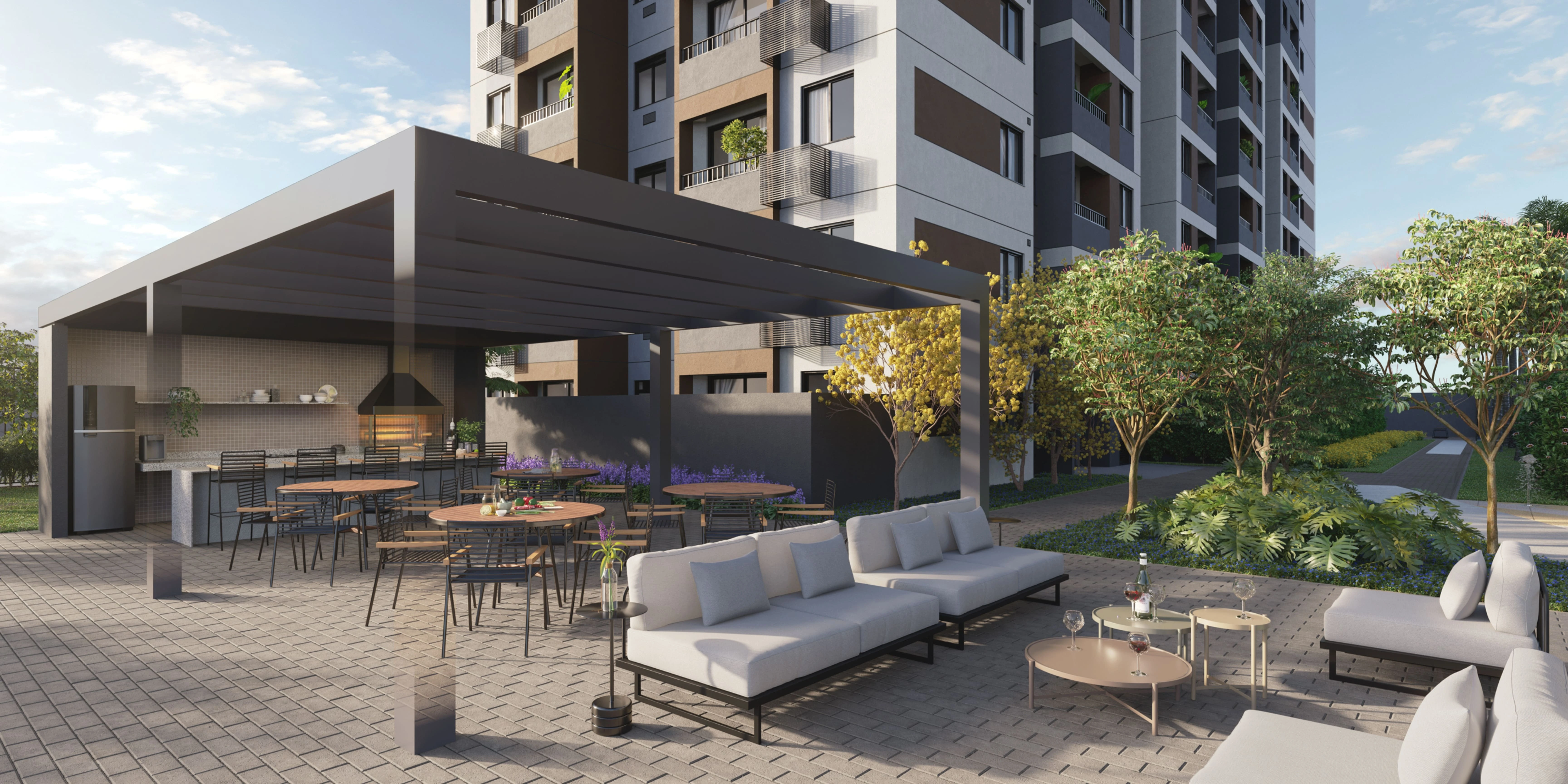 Churrasqueira e Lounge Externo