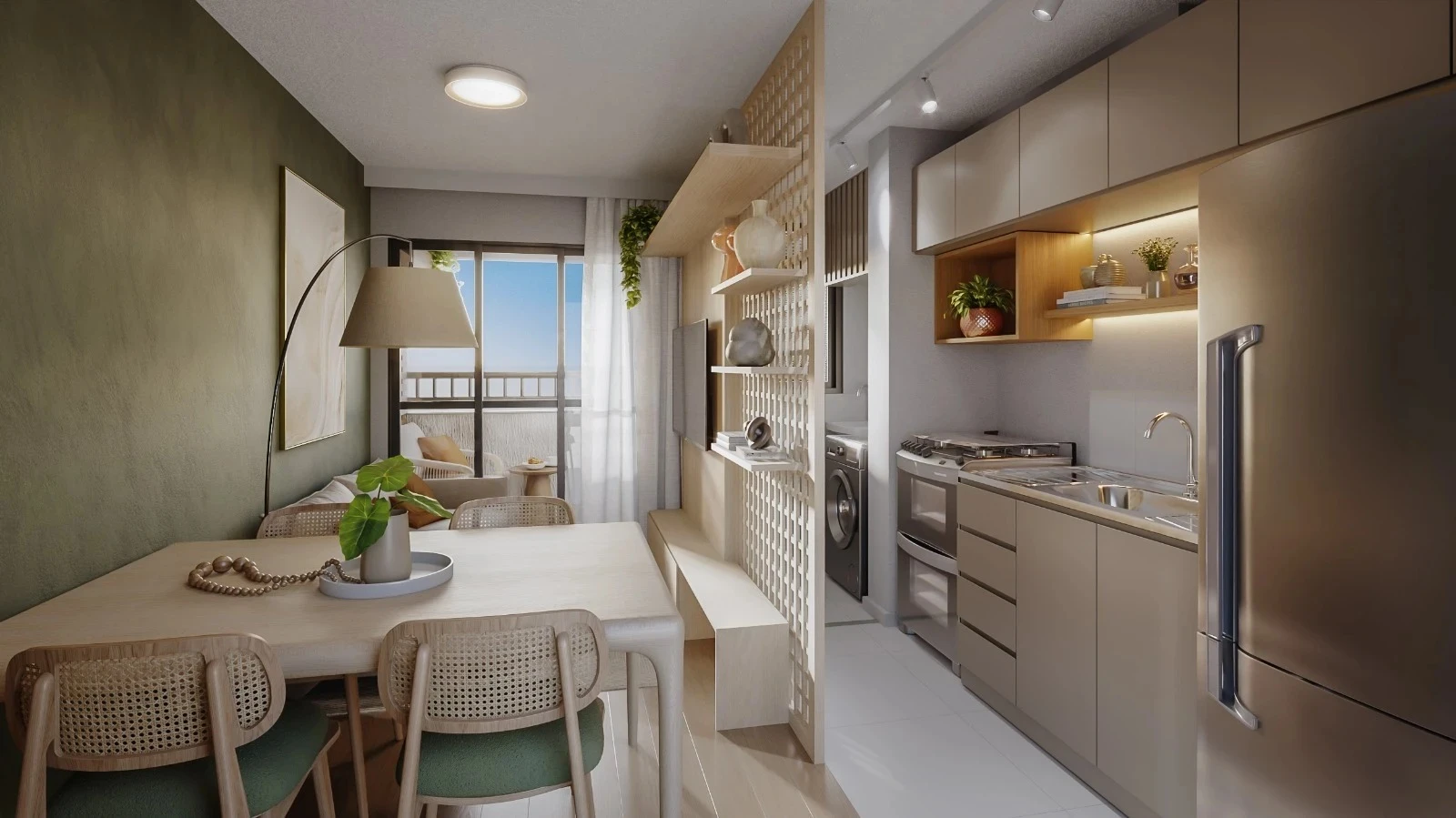 Sala E Cozinha