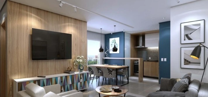 Living 2 dormitórios