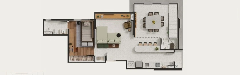 Planta 1 dormitório 0