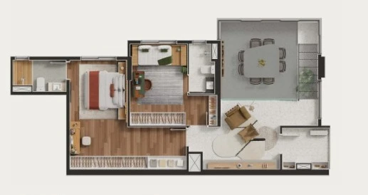 Planta 1 dormitório 1